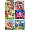 Puzzles for Kids Ages 3-5 Year Old 20 Piece Colorful Wooden Puzzles Set of 6 Vibrant Theme Brain Development Learning Toys Set for Boys and Girls (6 Puzzles)