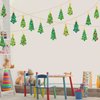 chiazllta 945Pcs DIY Christmas Tree Craft Kit Kids Holiday Art Making Craft with Stickers, Make Your Own Christmas Bookmark Xmas Party Favor Decoration Home Classroom Game Activities