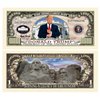 Donald Trump Million Dollar Legacy Bill with Bonus “Thanks a Million” Gift Card Set and Clear Protector