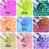 Body Glitter Wenida 9 Colors 190g Holographic Iridescent Cosmetic Festival Makeup Chunky Powder for Nail Hair Eye Face