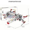 Airplane Building Block Set Compatible with Lego, 134 Pcs Plane Starfighter Toy for Kids 6 7 8 9 10+ Year Old Boys