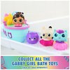 Gabby’s Dollhouse: Gabby Cat Bath Squirters, Mercat & Pandy Paws Floating Toddler Bath Toys for Girls & Boys Ages 3 and up