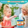 Montessori Toys for 1 2 3 Year Old Girls Boys, Explore Discover Activity Cube Toys, Christmas Stocking Stuffers for Kids, Travel Sensory Toys for Toddlers 1-3 Learning Fine Motor Skills Baby Toys Gift