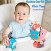 XXEDYDD-Highchair Toy,High Chair Toys with Suction Cups,Baby Suction Toys,Spinning Baby Toy, (Blue)