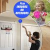 FAKOFIS Mini Basketball with Pump 6 Inch 7 Inch Replacement Basketball for Mini Hoops,Small Toy Basketball for Kids Indoor Outdoor Play (with 4 Packs)