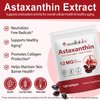 ZUZOKKAHA Astaxanthin Supplements 12mg - 120 Softgels | Premium Natural Antioxidant from Microalgae | Eye, Skin, Brain, Joint, Heart & Immune Health Support | Non-GMO, Gluten-Free
