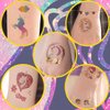 CHARLENT 65 Glitter Styles Temporary Tattoos for Girls Party Supplies - 6 Sheets Glitter Tattoos for Girls Birthday Party Favors Goodie Bag Fillers