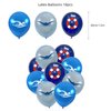 Swimming Birthday Party Supplies Swimming Party Decorations Include HAPPY BIRTHDAY Banner Balloons Cake Topper Cupcake Toppers Swimming Birthday Party Decorations
