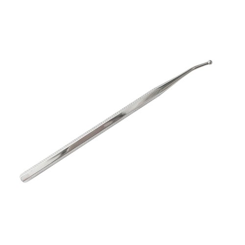 Angled Curved Ear and Body Point Probe Stimulator Acupressure Pocket Ear Chart and Pouch