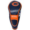 Team Golf NFL Chicago Bears Hybrid Head Cover Hybrid Golf Club Headcover, Hook-and-Loop Closure, Velour lined for Extra Club Protection