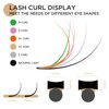 LASHVIEW Eyelash Extensions,Ellipse Flat Eyelash Extensions 0.20mm D Curl 13mm,Mink Black,Individual Lashes,Semi-Permanent Extremely Soft Professional Salon Use