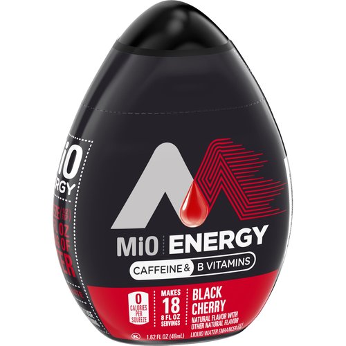Mio Energy Liquid Water Enhancer, Black Cherry, 1.62 FL OZ (PACK - 6)