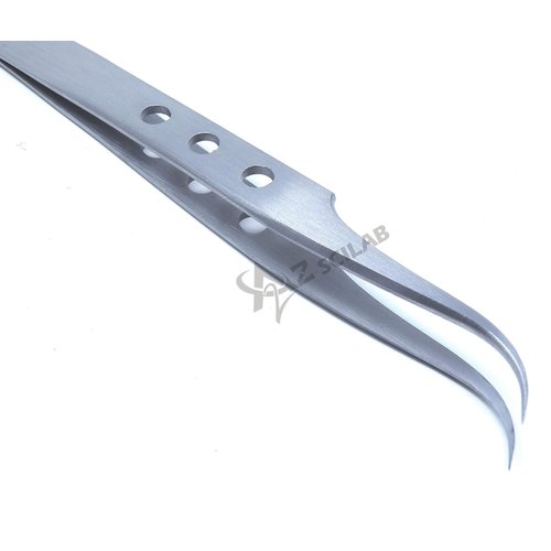 Eyelash Eyebrow Lashes Extensions Volume 3D+ 5D 6D Stainless Steel Tweezers (Strong Curved)