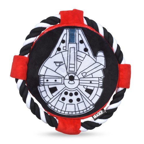 Star Wars for Pets Millennium Falcon Rope Frisbee Dog Toy | Millennium Falcon Chew Toy for Dogs |...