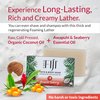 "Coco Fiji Soap Bar for Face and Body Infused With Organic Coconut Oil, Awapuhi Seaberry, Essential Oil, Natural Soap for Moisturizing & Pore Purifying Skin, 7 oz, Pack Of 3 "
