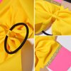 2Pcs Back to School Hair Bow Ties Pink Pencil Hair Ties Big Cute Scrunchies Teen College Elastic Ponytail Holder Cheer Sports Hair Bows for First Day of School Great Holiday Gifts for Students Girls