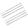 6 Pcs Stainless Steel Makeup Spatula Stir Tool Double Head Cosmetics Mixer