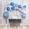 20PCS Snowflake Foil Balloons Winter Wonderland Party Decorations - Winter Holiday/Xmas/Christmas Party Supplies Decorations Balloon