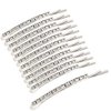 Silver Rhinestone Hair Pins，WHITEBRIDGE 12pcs Crystal Bobby Pins for Women Girls