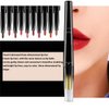 TUKEFEV Double Head Lipstick Lipliner 2 In 1 Matte Matte Surface Waterproof, Non Fading, Non Stick Cup Lipstick Long-Lasting Lip Color Liquid Makeup