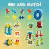 Plus Plus Learn to Build Set, 275 Mini Interlocking Building Blocks, Toy Construction Playset, 3D Puzzle Stem & Art Kit - Robots