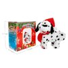 Gfilay Twerking Dog Toy - Singing and Dancing Animated Christmas Decorations Plush Puppy with Santa Claus Outfit, Soft and Cute Stuffed Animal for Kids and Lovers