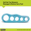 PROFOOT Flex-tastic Toe Spacers, Gel Toe Separators for Foot Pain, Bunions, Overlapping & Hammer Toes, Helps Restore Alignment & Circulation, Fits All, 1 Pair