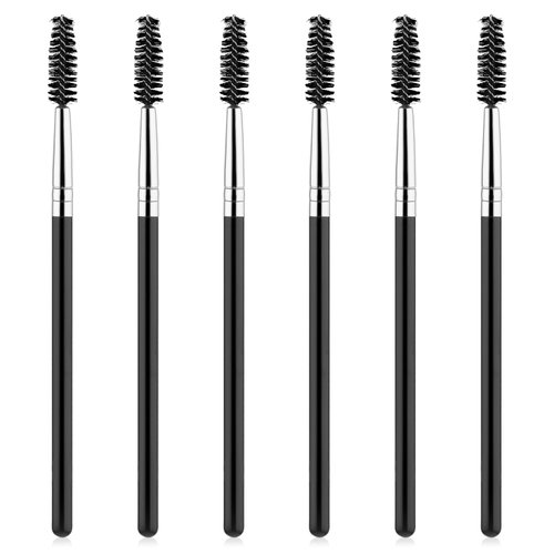 6 PCS Eyelash Brushes Micro Eyebrow Brush, Portable Lash Spoolies Reusable Mascara Wands Eyebrow Spoolies Lamination Brush for Eyelash Brow, Interdental Brushes, Lash Filler Eyebrow Lift Tint