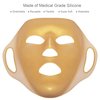 GELMAY 3D Gold Moisturizing Face Mask 4Pack - Silicone Facial Mask Sheet - Reusable Face Mask Cover for Women - Facial Patches Wrap for Prevent Evaporation