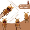 JUSTQUNSEEN Hand Puppet Realistic Plush Puppet 13",Insect Animal Puppets for Kids Insect Stuffed Animal Hand Puppet with Moveable Mouth,Soft Stuffed Ants Puppet Story Toy Puppets Role Play Show Game