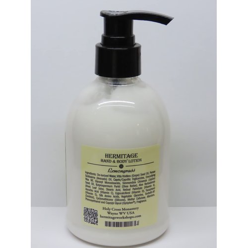 Hermitage Hand & Body Lotion Lemongrass 8 oz cream moisturizer aloe shea butter