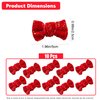10PCS Velvet Hair Bows Clips for Baby Girls Baby Hair Clips Baby Bows For Girls Adorable Mini Bows for Infant Fine Hair Soft Velvet Non-Slip Alligator Clips Hair Accessories for Toddlers Babies