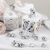 MCPINKY Jingle Bells, 170PCS Metal Craft Bells Bulk DIY Bells for Christmas Festival Decoration Home Decoration, 0.5 Inch, Silver