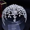 WONRLUA Wedding Headpiece for Bride, Rhinestone Forehead Bridal Headband, Wedding Hair Accessories for Brides