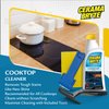 Cerama Bryte Combo Kit POW-R Grip, Scraper, Pads & Removes Tough Stains Cooktop and Stove Top Cleaner for Glass - Ceramic Surfaces, 10 Ounces, 6 Piece