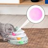 Andiker Cat Track Toy Balls, 6pcs Colorful Cat Toys for Indoor Cats Lightweight and Bounce Durable 1inches Replacement Balls for Cat Tower Toy (6pc)