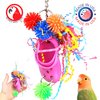Bonka Bird Toys 1926 Shoozy Shred Bird Toy Parrot Craft cage Cages Cockatiels Budgies parrotlets