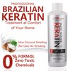 Brazilian Keratin Hair Treatment,Magic Master Keratin 120ml Long Lasting Keratin Treatment Free Formalin Without Strong Smelling and Smoking Straighten Smooth Normal Curly Hair