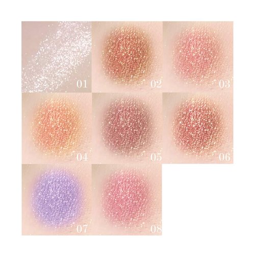 ICE LOVE Liquid Glitter Eyeshadow, 8Pcs/Set aterproof Long Lasting Glitter Eyeshadow.