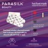 Parasilk Beauty Hot Foot Mask – 1 Pair Self Contained Paraffin Wax Boots for Intensive Hydration. Infused with Coconut Oil, Argan Oil, Marula Oil, and Vitamin E. One Size Fits Most