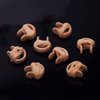 SAVITA Silica Gel Swimming Nose Clip Waterproof Nose Protector with Soft Elastic String for Kids and Adults, Beige(8 Pack)