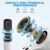 Mini Karaoke Machine for Kids Adults, Fun Portable Bluetooth Speaker with 2 Wireless Microphones, Stereo Sound Enhanced, Rich Bass, Cute Music Toys for Girls and Boys Ages 3-12 to Sing Loudly