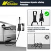 Newruiheng EV Charger Holder and Control Box Holder Set, Wall-Mount Electric Vehicle Charger Storage, Nozzle Holster Dock and Cable Organizer Combination for SAE J1772 Connector