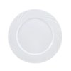 Newbury White Plastic Luncheon Plates, 9.5" (Pack of 15) - Disposable & Elegant Design, Perfect for Entertaining, Events, Parties, Weddings, Birthdays, & More