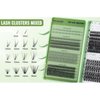 False Eyelashes Kit, 530pcs, Wispy Lashes Pearl False Eyelashes Fluffy Natural Look False Eyelashes Thick Soft Curly Lash Extensions