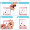 Gejoy 4 Pieces Water Games Handheld Stocking Stuffers for Kids Mini Waterful Ring Toss Retro Pastime Toys Car Games Christmas Party Favor for Kids Adults Gifts(Elegant Style)