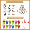 Farm Animals Party Favors Supplies 108 Pcs Birthday Party Decorations Goodie Boxes Bubble Wands Stampers Rubber Pigs Figures Keychains Pull Back Cars Slap Bracelets Stickers Toys For Kids Boys Girls