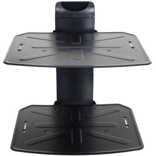 VideoSecu 2 Component Shelf Wall Mount Bracket for DVD/DVR/VCR/Cable Box DDS Box CH4