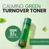 LAPALETTE Beauty Calming Green Turnover Toner 6.75fl.oz | Hydrating & Moisturizing W. Green Tea Extract | Gentle Peeling with Natural Aha, Bha & PHA Ingredients | Korean Skincare