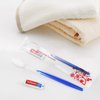 Xuezoioy Travel Toothbrushes Kit,50Pcs Travel Toothbrush Set Disposable Toothbrushes with Toothpaste for Nursing Home,Hotel,Charity(Individually Wrapped)